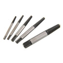 5x 4-18mm Small - Large Screw Extractor Set In Case Broken Stud Bolt Remover