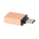 Aluminum USB 3.1 Type-C Converter Adapter for PC Tablet Mobile Phone Gold