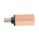 Aluminum USB 3.1 Type-C Converter Adapter for PC Tablet Mobile Phone Gold