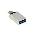 High Speed USB3.1 Type-C Male to USB Female Converter Connector Adapter Silver