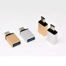 High Speed USB3.1 Type-C Male to USB Female Converter Connector Adapter Silver
