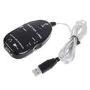 Guitar USB Interface Link Cable Recording System Instrument Device PC Computer Headphone Music Electronics
