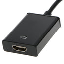 VGA Male to HDMI Female Converter w/ Audio Adapter 1080P Signal Output Black