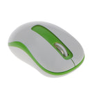 Portable 2.4G 1600DPI 3 Buttons Mouse USB Receiver Wireless Light Optical Mice Green