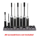 Screw Driver Acrylic Shelf Hex Screwdriver Tool Kit Stand Holder for RC Car
