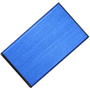 Stylish Aluminum External 2.5 inch USB3.0 SSD HDD Enclosure 6Gbps SATA Blue
