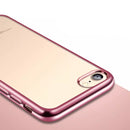 Ultra Thin Soft Silicon Clear Back Case Cover Skin for iPhone 7 Rose Gold