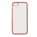 Ultra Thin Soft Silicon Clear Back Case Cover Skin for iPhone 7 Rose Gold