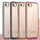 Slim Clear Soft TPU Transparent Case Cover Skin for iPhone 7 Plus Sliver