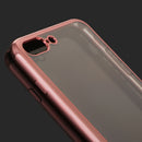 Ultra Thin Clear Plating Bumper Back Case Cover Skin for iPhone 7 Plus Rose Gold