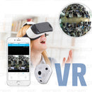 EU Plug Escam Shark QP180 CCTV IP Camera 1.3MP Fisheye IR Night Vision White