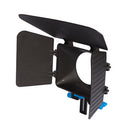 Matte Box and Donut Ring ?Universal DSLR Camera Cage Shoulder Rig Sunshade Matte Box for Canon / Nikon Video Camcorder Camera