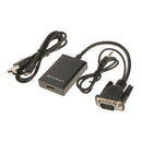 Portable VGA To HDMI Scaler Converter 1080P Output for HDTV Monitors Displayer PC