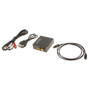 Digital Optical Coaxial S/PDIF TOSLINK to Analog RCA R/L Audio Converter USB