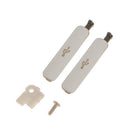 USB Charger Port Cover Flap Dust Plug + Holder + Screw + Screwdriver + Cleaning Cloth