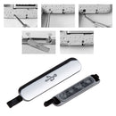 USB Charger Port Cover Flap Dust Plug + Holder + Screw + Screwdriver + Cleaning Cloth