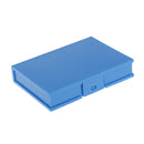 Blue-Plastic Storage Box Case Enclosure for 3.5'' SATA HDD Hard Drive Disk Protective Shell Shockproof Anti-humidity