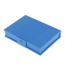 Blue-Plastic Storage Box Case Enclosure for 3.5'' SATA HDD Hard Drive Disk Protective Shell Shockproof Anti-humidity