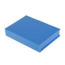 Blue-Plastic Storage Box Case Enclosure for 3.5'' SATA HDD Hard Drive Disk Protective Shell Shockproof Anti-humidity