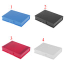 Blue-Plastic Storage Box Case Enclosure for 3.5'' SATA HDD Hard Drive Disk Protective Shell Shockproof Anti-humidity