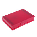 Red-Plastic Storage Box Case Enclosure for 3.5'' SATA HDD Hard Drive Disk Protective Shell Shockproof Anti-humidity
