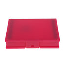 Red-Plastic Storage Box Case Enclosure for 3.5'' SATA HDD Hard Drive Disk Protective Shell Shockproof Anti-humidity