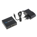 2 Ports HDMI Splitter Verteiler 1x IN 2x OUT HDMI Splitter Full HD 3D 1080P