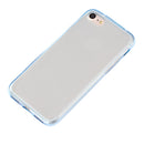 Crystal Housing Hybrid Back + Front Cover Case for iPhone 7Clear Blue