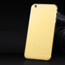 Durable Phone Cover Shockproof Hybrid Cover Front Back Cover Full Coverage TPU Cover for iPhone 7 Plus Clear Gold