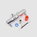 18001P Dual Exhaust Joint tubing For HPI 1:8 Nitro Savage 4.6 5.9 Silver