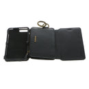 Wallet Case 18 Card Slots Stand Flip Wallet Case Cover for iPhone 7 Plus Black