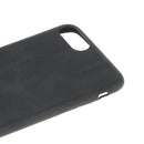 Luxury Thin PU Leather Back Skin Case Cover For iPhone 7 Black