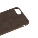 Thin PU Leather Back Skin Case Cover For iPhone 7 Plus Khaki