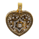 Fashion Retro Diamond Heart 4GB USB 2.0 Flash Memory Stick Pen Drive U Disk