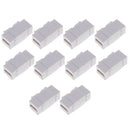 10xHDMI Keystone Jack Insert Snap In Female Connector Ultra HD Full 1080P