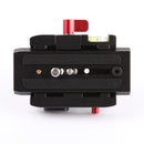 Rapid Connect Adapter with Mounting Plate for Manfrotto 500AH 577 Tripod Stabilizer