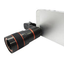 Clip-on 8x Zoom Optical Telescope Camera Lens for iPhone 7 Samsung Galaxy S7
