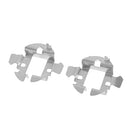 A Pair Car HID Xenon H7 Bulbs Base Retainer Clips Aluminium Metal Holder Adapter For Audi BMW