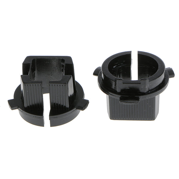 2Pcs Car H7 Xenon Lamp Bulb Base Adapter Holder Conversion Kit For Kia Black