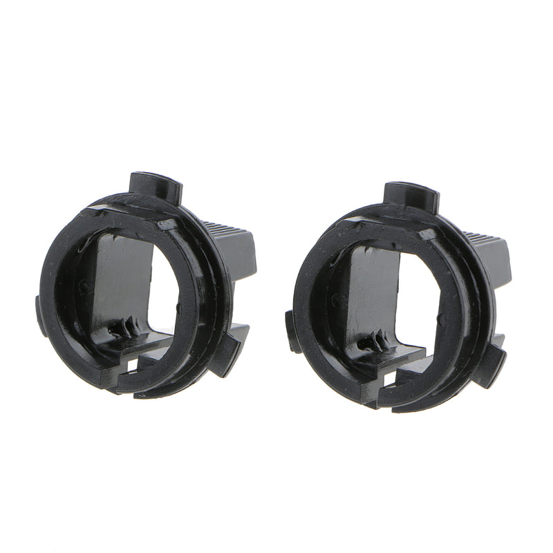 2Pcs Car H7 Xenon Lamp Bulb Base Adapter Holder Conversion Kit For Kia Black