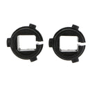 2Pcs Car H7 Xenon Lamp Bulb Base Adapter Holder Conversion Kit For Kia Black
