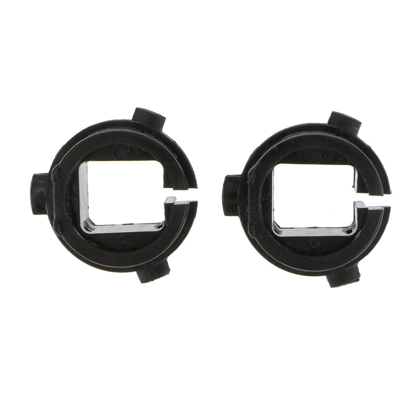 2Pcs Car H7 Xenon Lamp Bulb Base Adapter Holder Conversion Kit For Kia Black