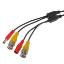 Security Camera Cable Video Power Extension Wire for CCTV DVR BNC RCA 20M