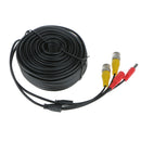 Security Camera Cable Video Power Extension Wire for CCTV DVR BNC RCA 30M