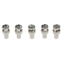 Set of 5 BNC Male to RCA Female Coupler Adapter Connector for CCTV Camera
