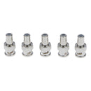 Set of 5 BNC Male to RCA Female Coupler Adapter Connector for CCTV Camera