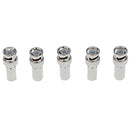 5Pcs Lots CCTV RG59 Coax BNC Male Plug Twist-on Connector Adapter Cable