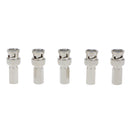 5Pcs Lots CCTV RG59 Coax BNC Male Plug Twist-on Connector Adapter Cable
