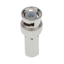 5Pcs Lots CCTV RG59 Coax BNC Male Plug Twist-on Connector Adapter Cable