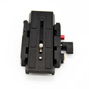 577 Connect Adapter Sliding QR Plate 504Plong for Manfrotto 502HD Black